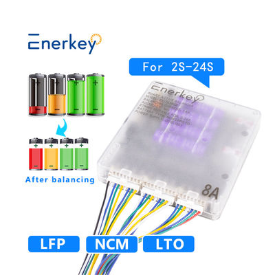 ซื้อ Enerkey BT Mobile App Smart Active Equalizer 8a Lifepo4 Active Cell Balancer สําหรับการเก็บพลังงาน RV การผลิตออนไลน์