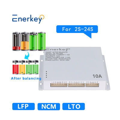ซื้อ Enerkey EK-24S10EB Smart Active Balancer 10A 24S LCD แบตเตอรี่แอซิดเชือด 24/36/48v/96v การผลิตออนไลน์