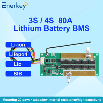 ซื้อ Enerkey Standard NMC/LFP/LTO/SIB BMS 3S 4S 10A-80A สูงสุด 150A กับ NTC และ BMS เซลล์สมดุล การผลิตออนไลน์
