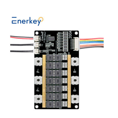 ซื้อ ผู้ผลิต จําหน่าย 7S 200A Enerkey LiFePO4 BMS พร้อม NTC และสมดุลสําหรับแพ็คแบตเตอรี่ลิเดียม การผลิตออนไลน์