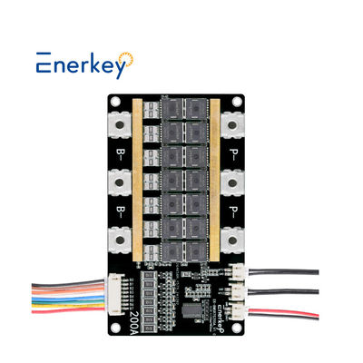 ซื้อ Enerkey Hardware BMS 6S 200A Lto บอร์ดป้องกันแบตเตอรี่พร้อม NTC ความสมดุลสําหรับ EV การผลิตออนไลน์
