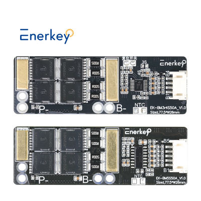 Enerkey 3s 4s 5s 50A BMS สําหรับ 14.4V 14.8V แบตเตอรี่ Li-ion/Lithium/Li-Polymer 12V 12.8V