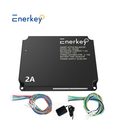 Enerkey BMS Smart Balancer 2A Active Balance 4S 8S 16S 200A 2V-100V สําหรับ แบตเตอรี่ Li-ion Lifepo4/