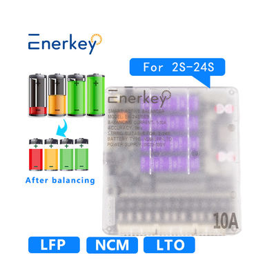 Enerkey 10a LTO Balancer Smart Active Equalizer สําหรับแบตเตอรี่ Li-ion Lifepo4 4S 8S 16S 24S