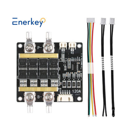 Enerkey BMS 4S 12V 120A Li-ion 3.2V แบตเตอรี่คุ้มครองบอร์ดกับสมดุล BMS สําหรับ 18650 แบตเตอรี่แพ็ค 12V