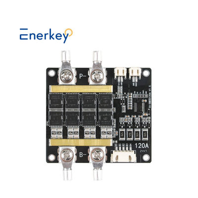Enerkey 12V LiFePO4 BMS 3s 4s 120A 14.8V 18650 แบตเตอรี่ BMS แพ็คการป้องกัน บอร์ดสมดุลวงจรบูรณาการ