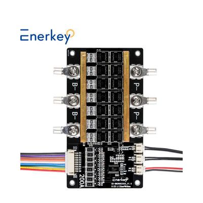 Enekrey 7S 24V Li-ion หรือ Lifepo4 BMS รองรับการชาร์จและการชาร์จปัจจุบันคงที่ 200A สําหรับแบตเตอรี่ 18650