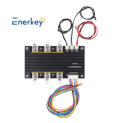Enerkey 3.7V Li-ion Lifepo4 7S 24V 200A BMS ท่าเรือร่วมกับการวัดอุณหภูมิสมดุล