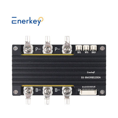 Enerkey ระบบจัดการแบตเตอรี่ การประกอบการออกแบบ 8s BMS 24V 200 AMP สําหรับแพ็คแบตเตอรี่ลิเดียมทั้งหมด