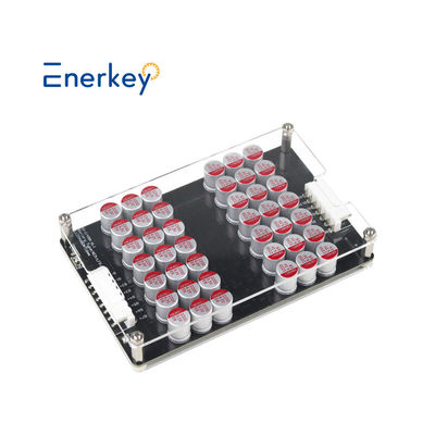 Enerkey 5A Lifepo4 Balancer พร้อม Acrylic 9s 10S 11S 12S 13S 14S Lithium ion Active Equalizer สําหรับระบบเก็บของในบ้าน