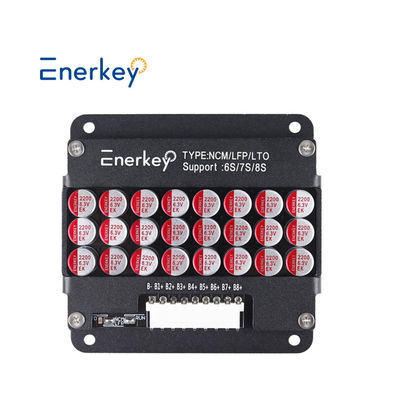 Enerkey 6S-8S 5A Lithium Active Balancer พร้อมปูนอลูมิเนียม Li-ion/Lto/Lifepo4 แบตเตอรี่ Balancing Board